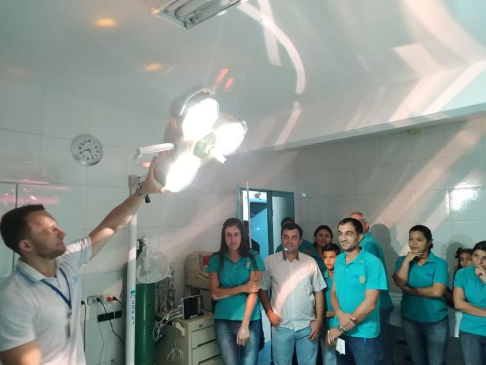 ENTREGA DO FOCO CIRÚRGICO À SANTA CASA