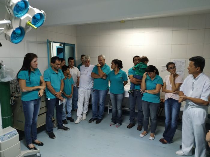 ENTREGA DO FOCO CIRÚRGICO À SANTA CASA