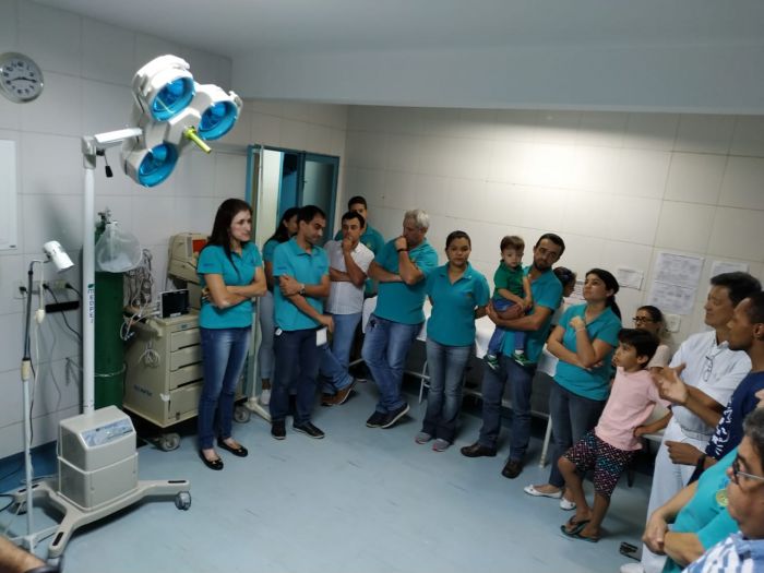 ENTREGA DO FOCO CIRÚRGICO À SANTA CASA