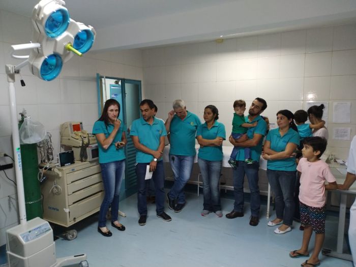 ENTREGA DO FOCO CIRÚRGICO À SANTA CASA