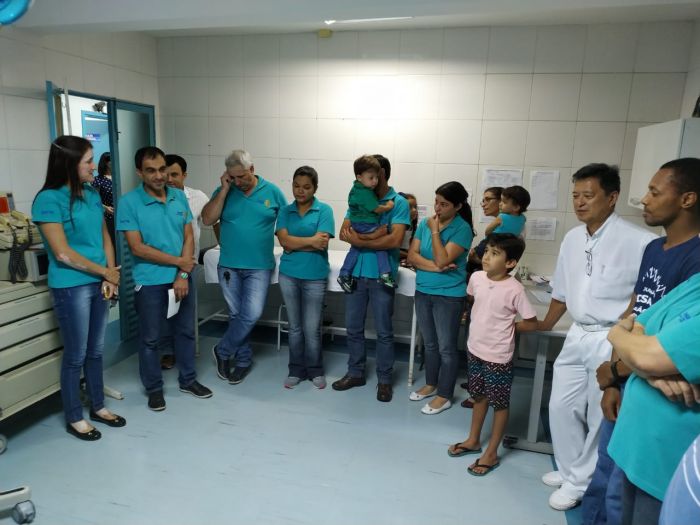 ENTREGA DO FOCO CIRÚRGICO À SANTA CASA