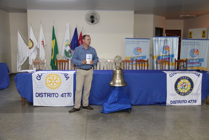 VISITA OFICIAL DO CASAL GOVERNADOR DO ROTARY - DISTRITO 4770.