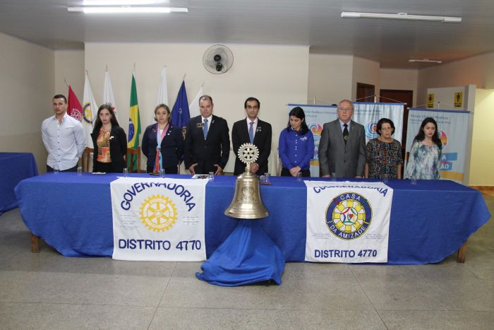 VISITA OFICIAL DO CASAL GOVERNADOR DO ROTARY - DISTRITO 4770.