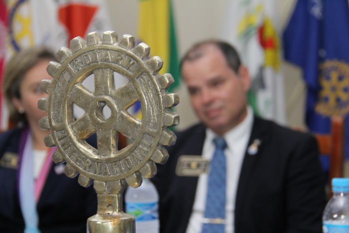 VISITA OFICIAL DO CASAL GOVERNADOR DO ROTARY - DISTRITO 4770.