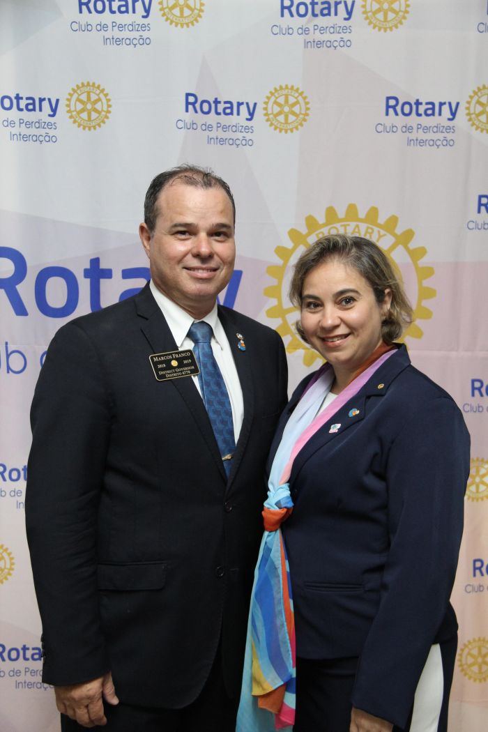 VISITA OFICIAL DO CASAL GOVERNADOR DO ROTARY - DISTRITO 4770.